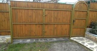 Купить распашные ворота деревянные Сыктывкар, цена от 2714 руб.